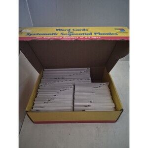 Word Cards for Systematic Sequential Phonics Homeschool By Carson-Dellosa